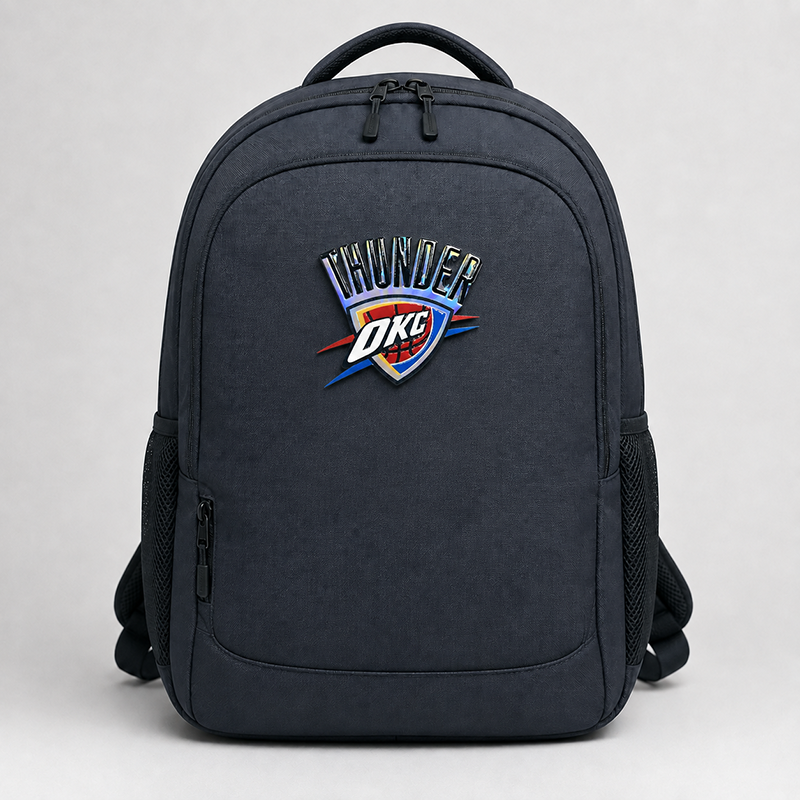Holographic TPU DTF film on bags, caps and promotional products